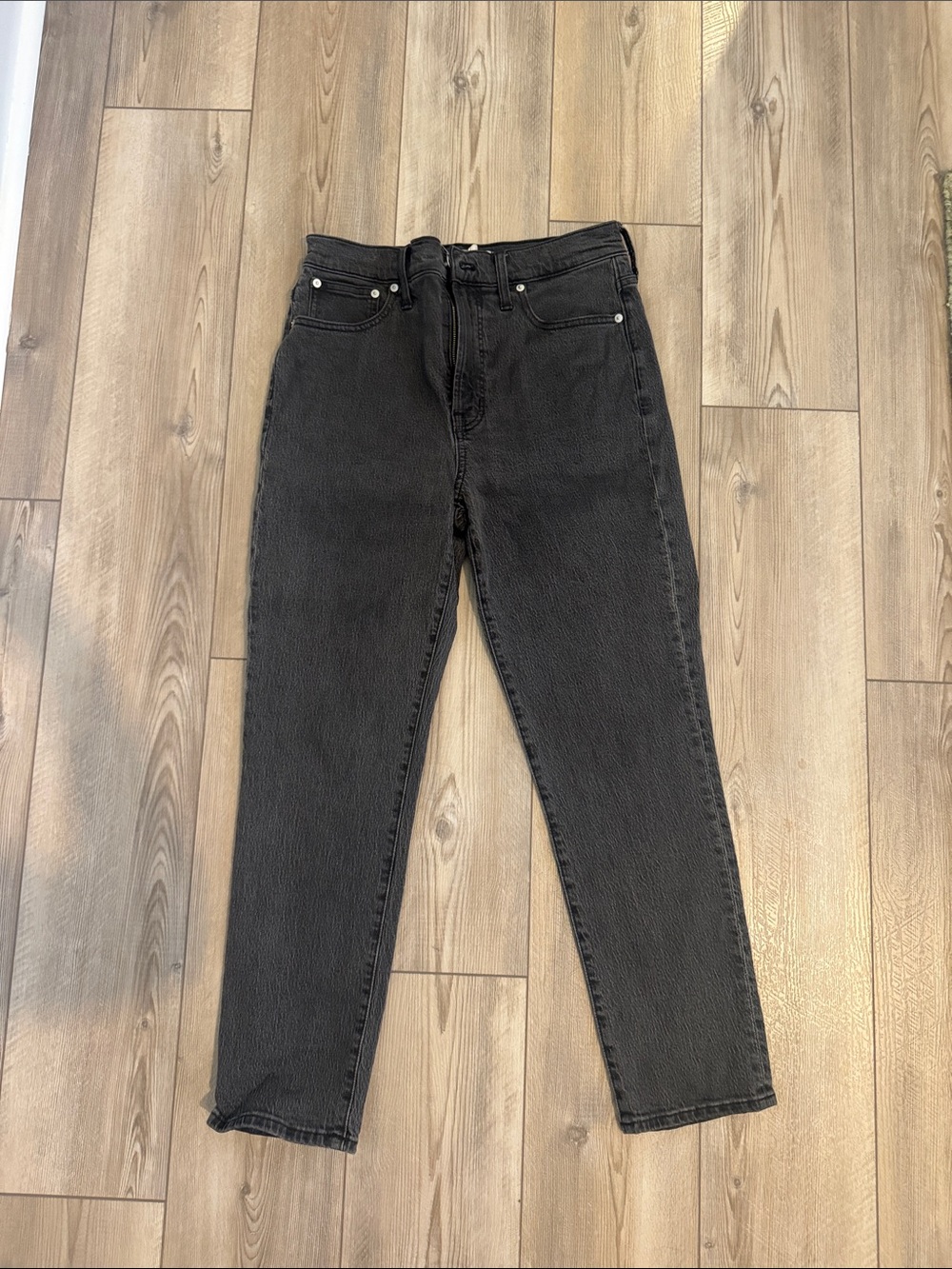 Madewell Black Straight-Leg Women's Jeans